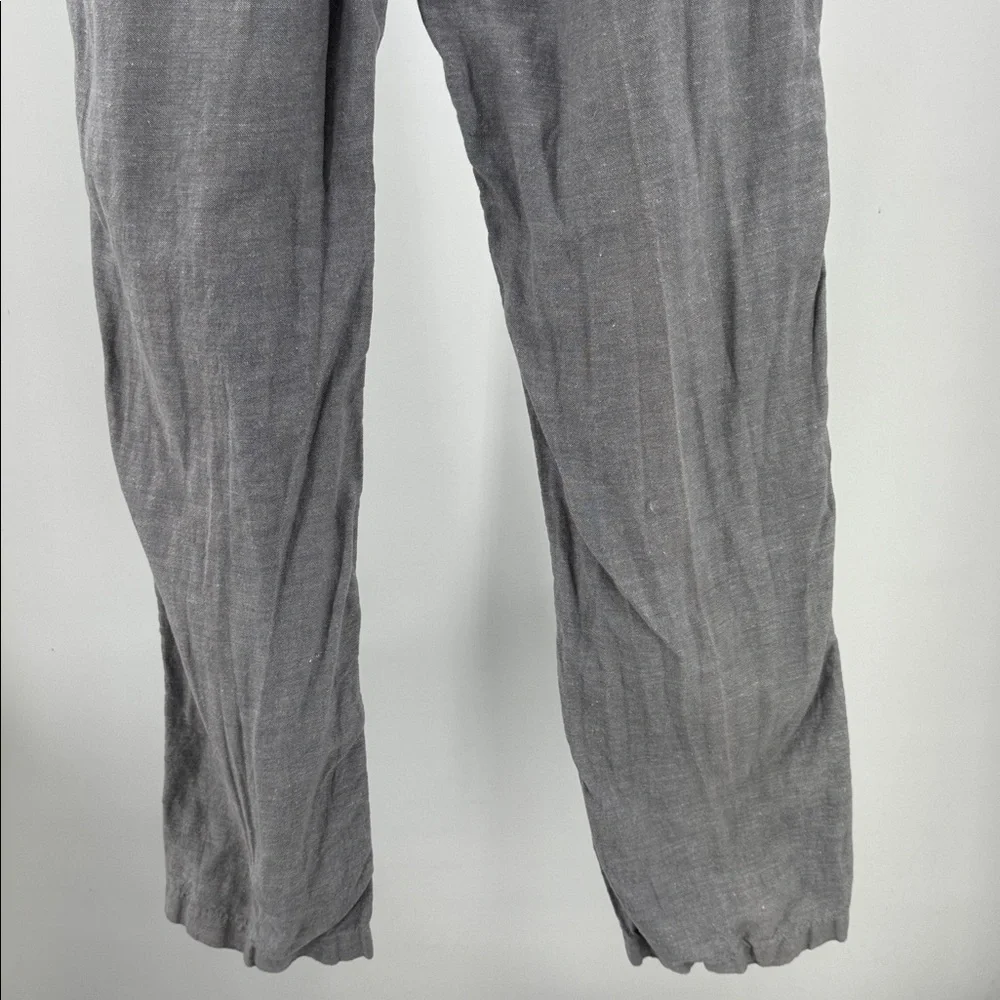 Banana Republic Kentfield Pant linen blend gray 34x32 men’s office casual
